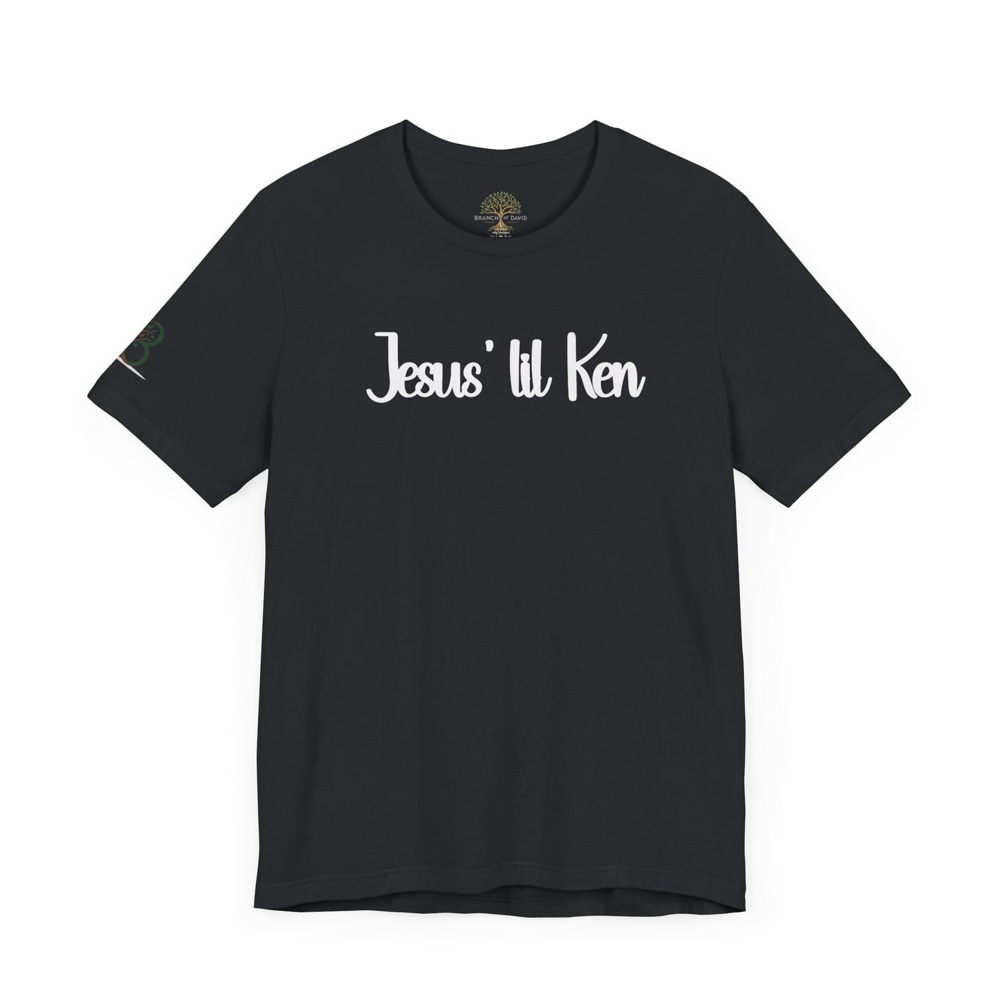 Inspirational Unisex Short Sleeve Tee - "Jesus lil Ken"