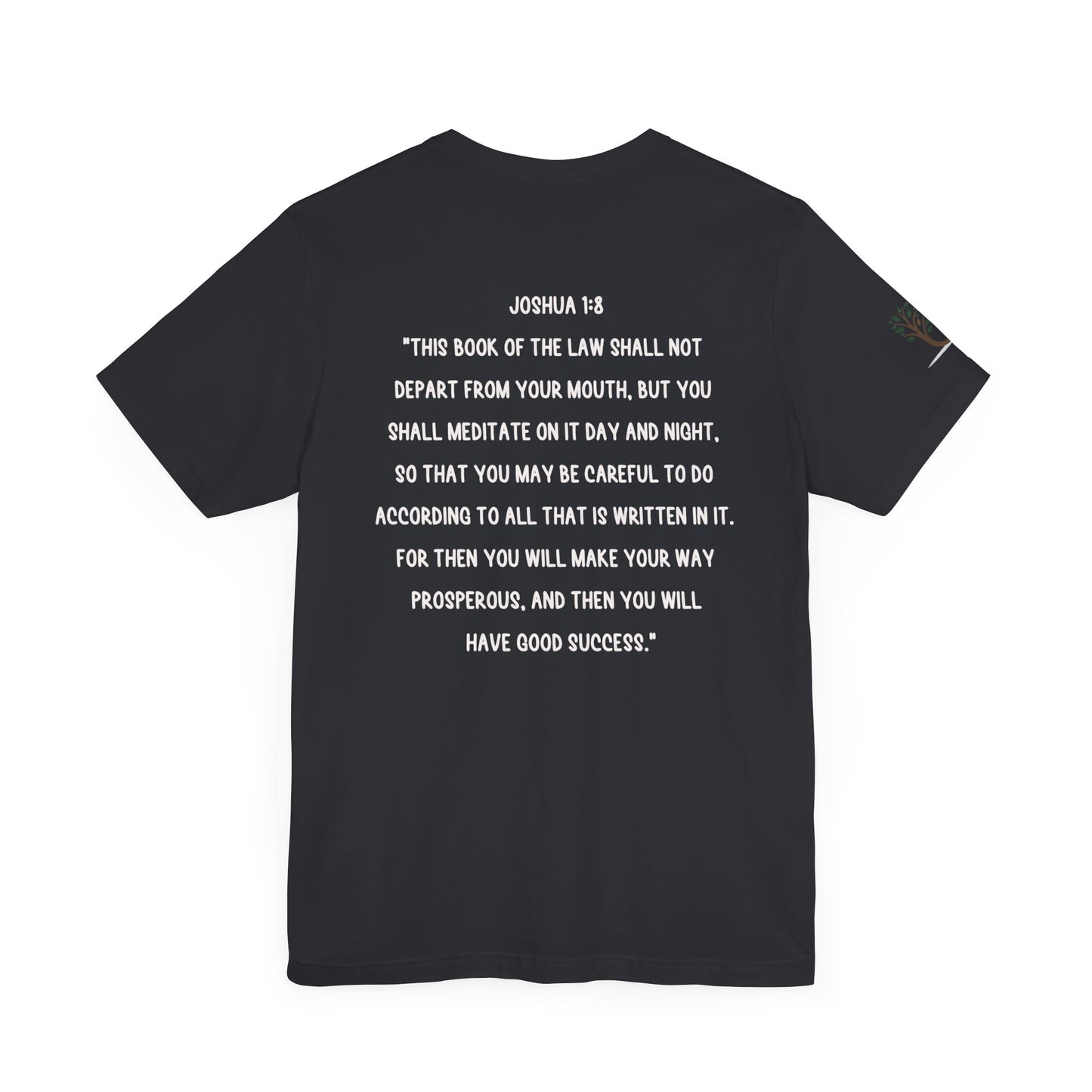 Double-sided Inspirational Unisex Short Sleeve Tee - "Ay! Read your Bible!"