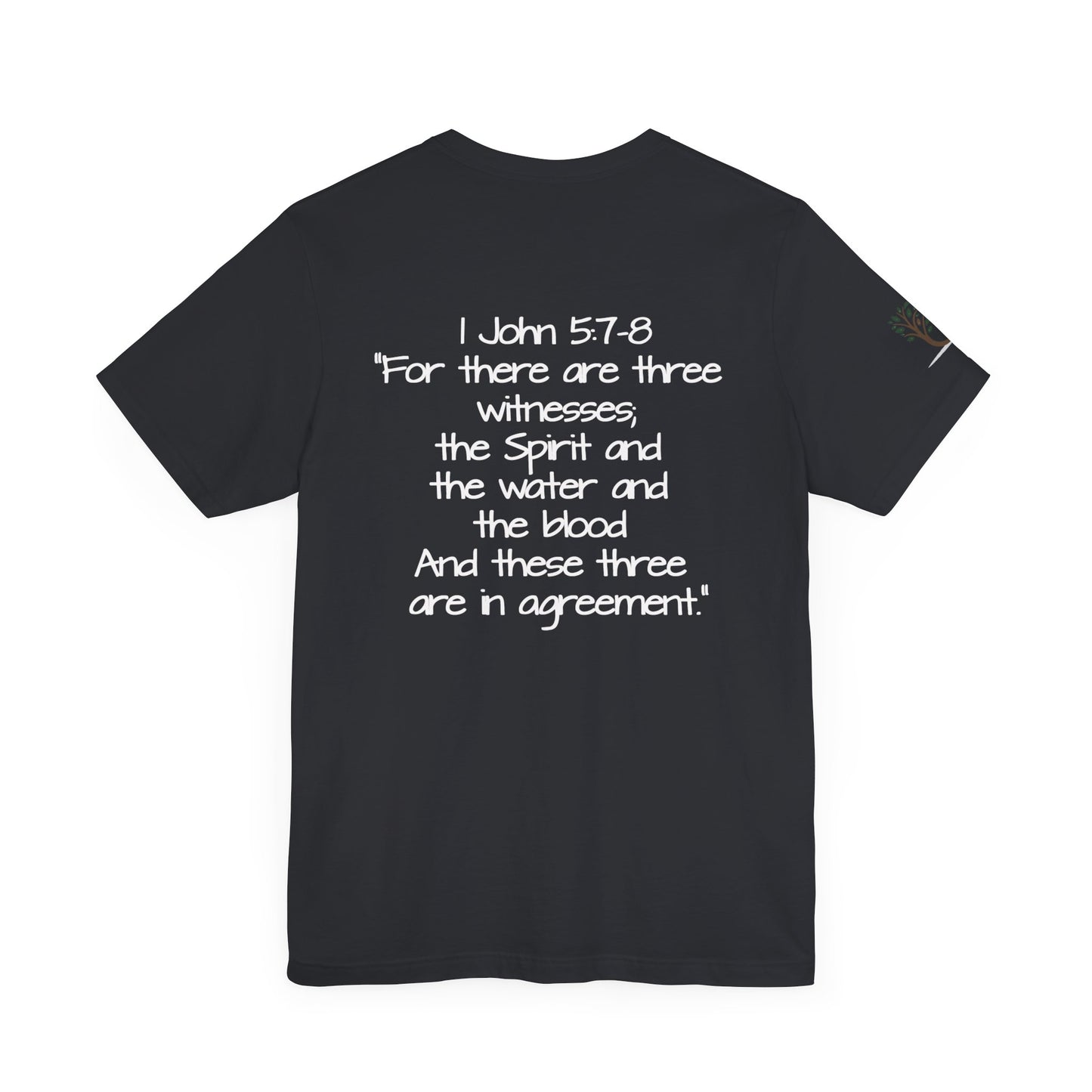 Double-sided Inspirational Unisex Short Sleeve Tee - "Made by the Father"