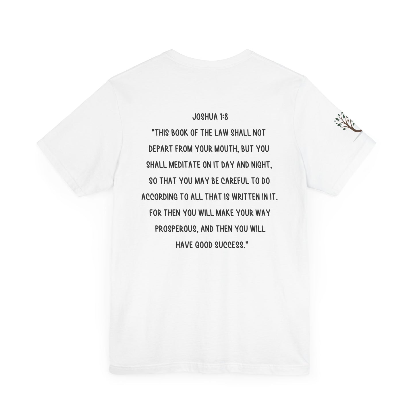 Double-sided Inspirational Unisex Short Sleeve Tee - "Ay! Read your Bible!"