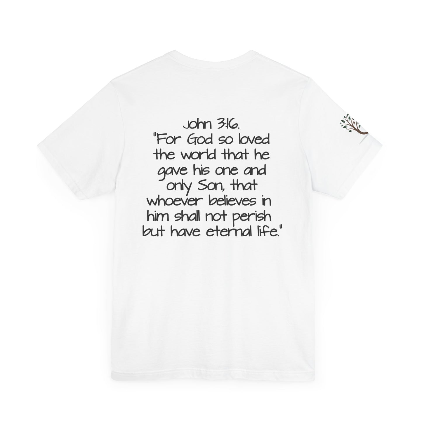 Double-sided Inspirational Unisex Jersey Short Sleeve Tee "Greatest Love of All"