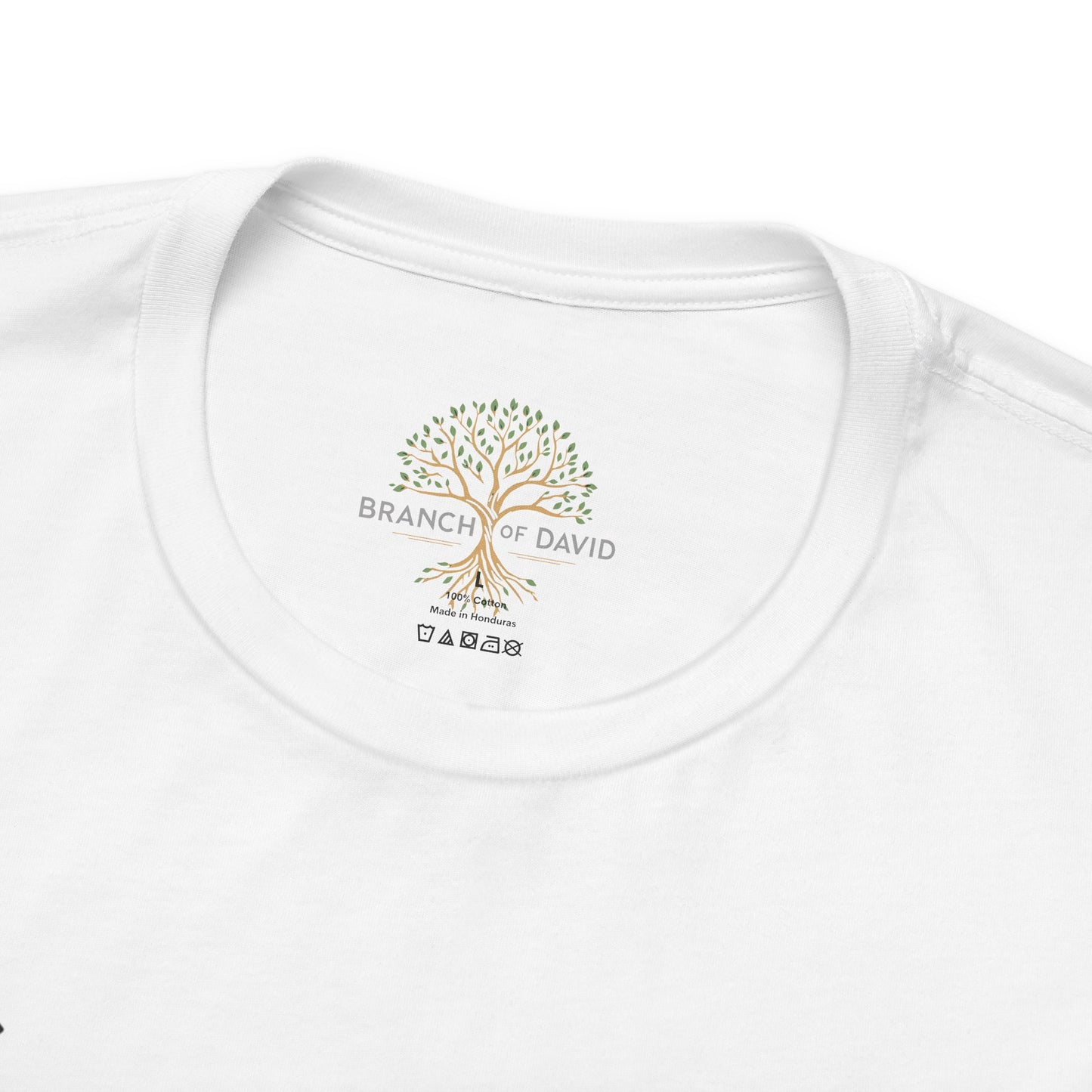 Double sided Inspirational Unisex Jersey Short Sleeve Tee "Jesus saved me"