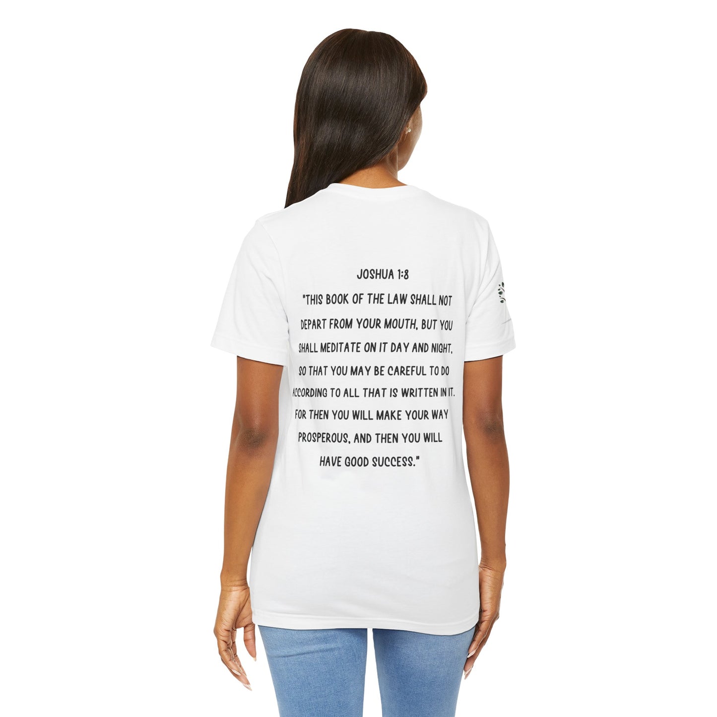 Double-sided Inspirational Unisex Short Sleeve Tee - "Ay! Read your Bible!"