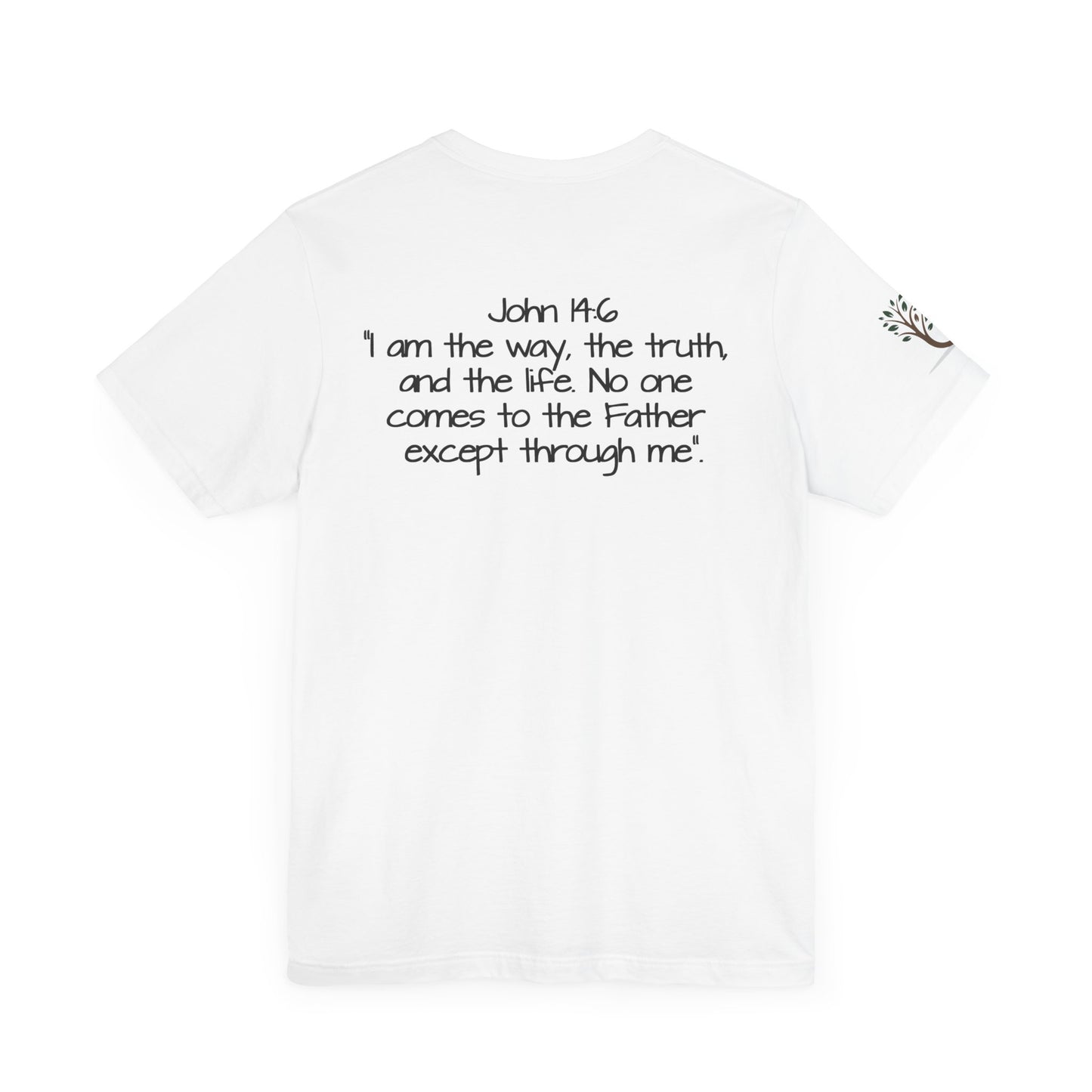 Double-sided Inspirational Unisex Short Sleeve Tee - "A New Day with A New Way"