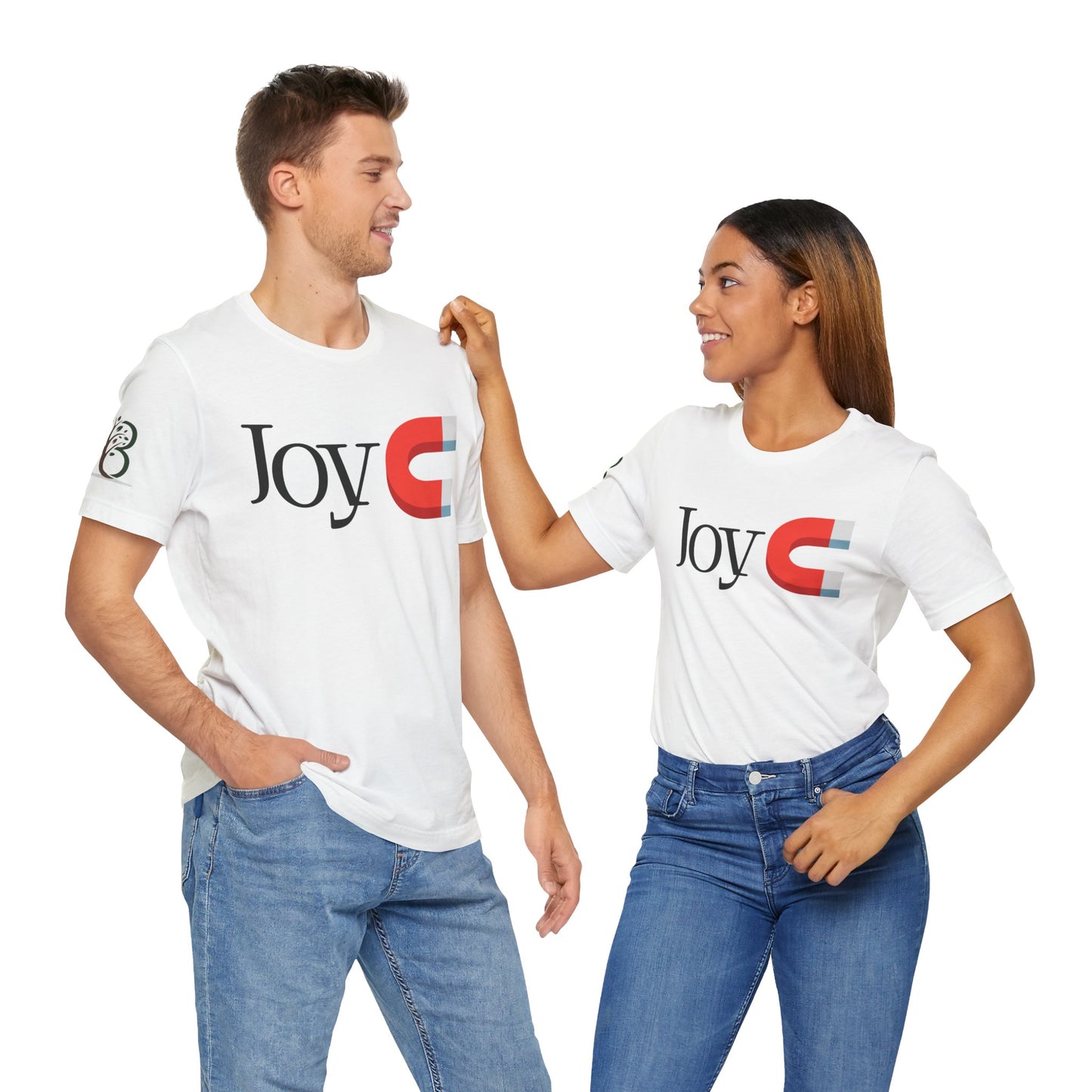 Ispirational Unisex Jersey Short Sleeve Tee "Joy 🧲"