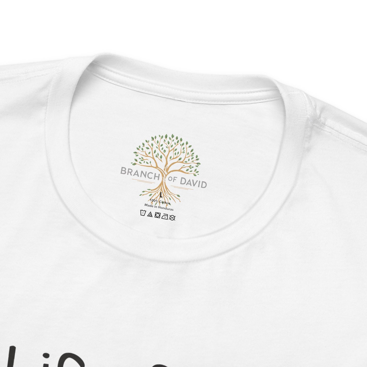 Double-sided Inspirational Unisex Short Sleeve Tee - "His Life for Mine"