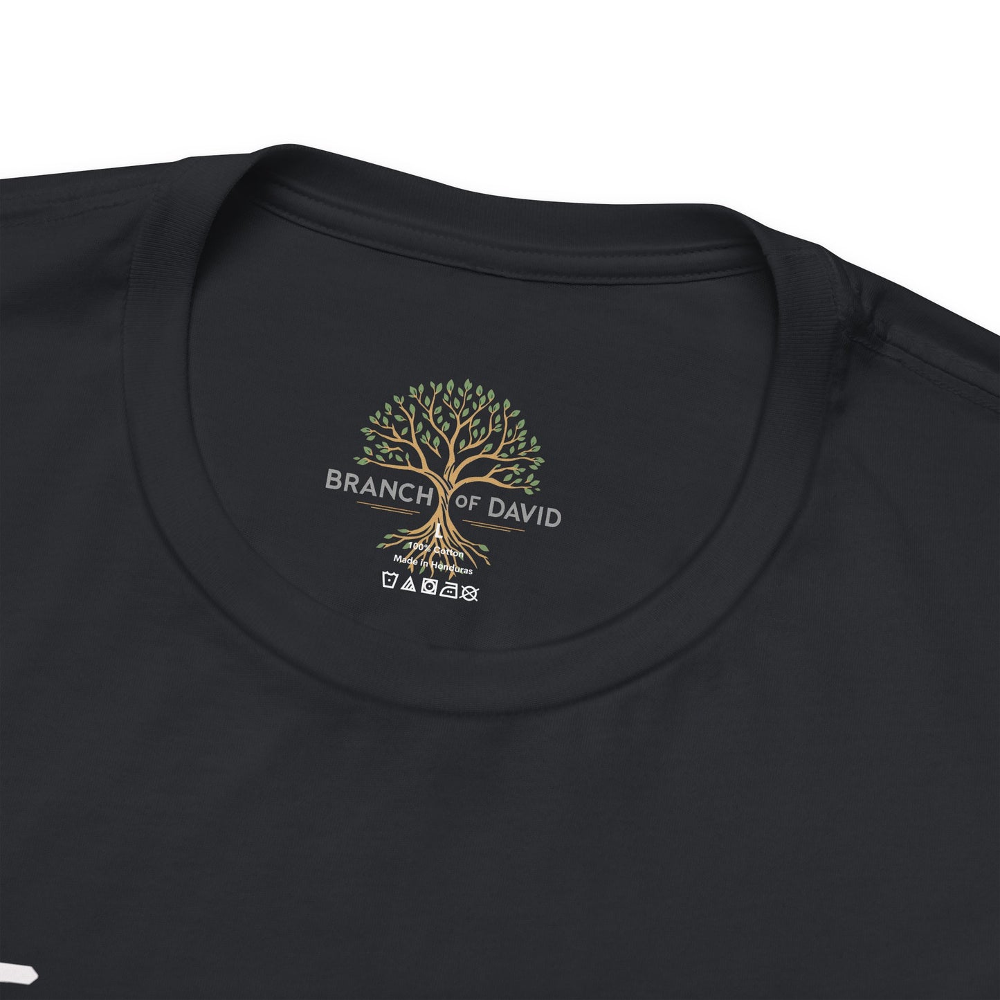 Double sided Inspirational Unisex Short Sleeve Tee - "Jesus saved me"