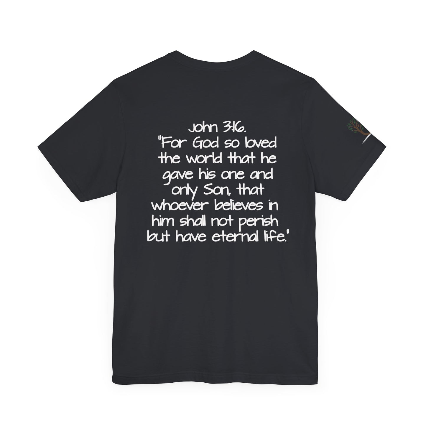 Double-sided Inspirational Unisex Short Sleeve Tee - "Greatest Love of All"