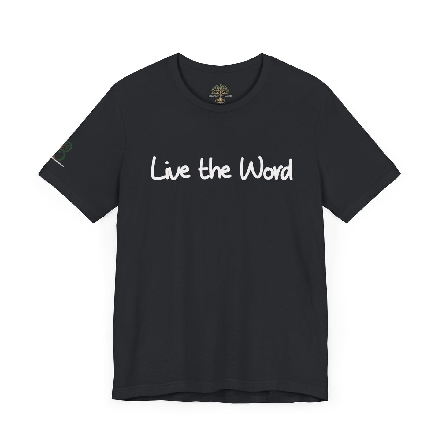 Double-sided Inspirational Unisex Short Sleeve Tee - "Live the word"