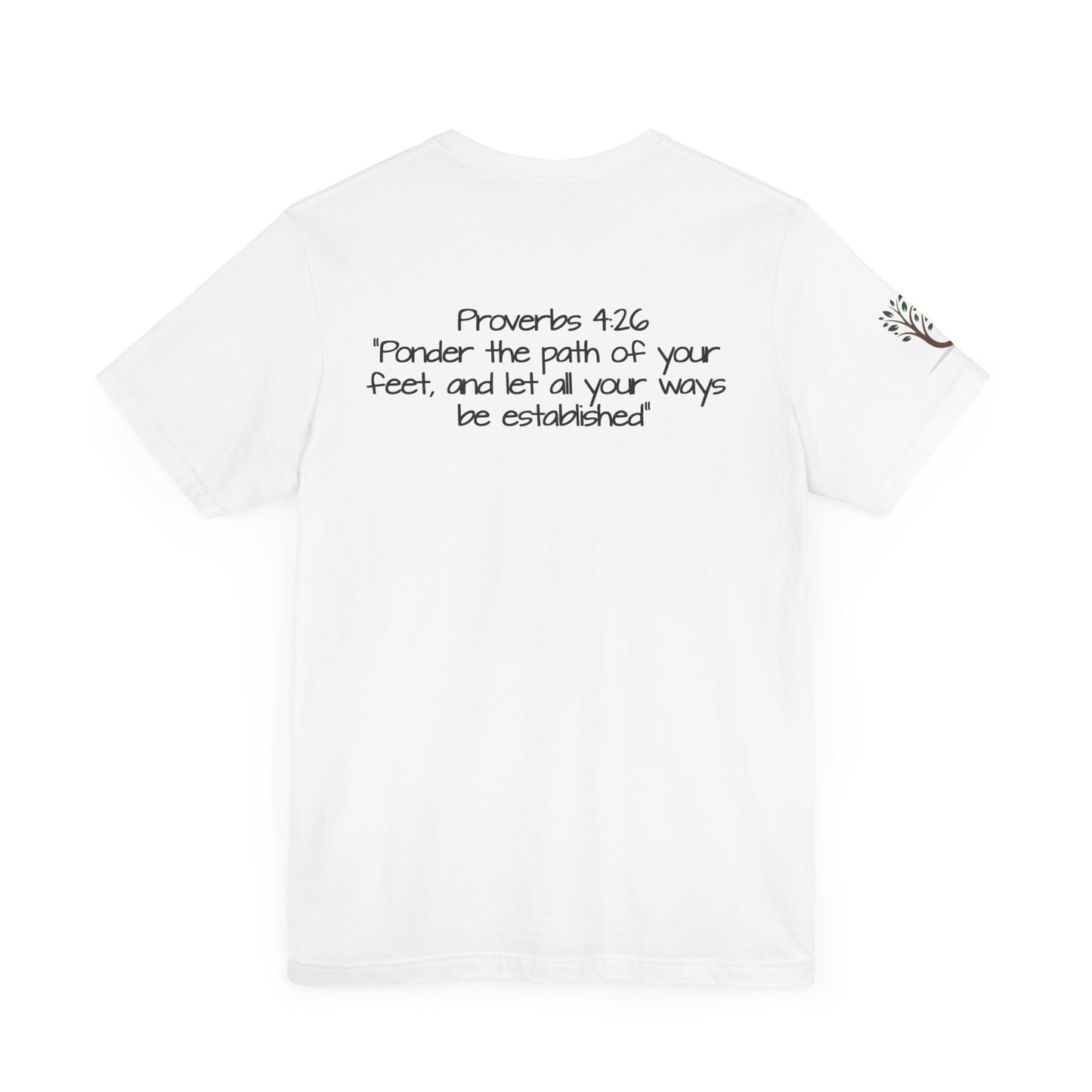 Double-sided Inspirational Unisex Short Sleeve Tee - " You will stay in your lane"