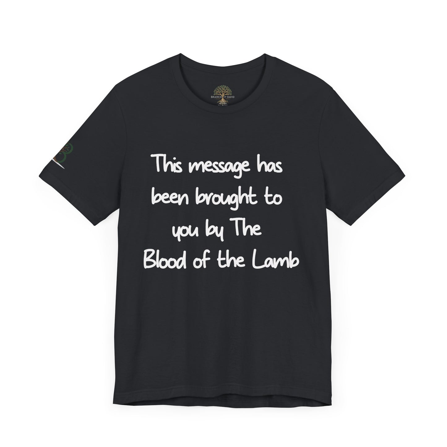 Double-sided Inspirational Unisex Short Sleeve Tee - "This Message with Mark scripture"