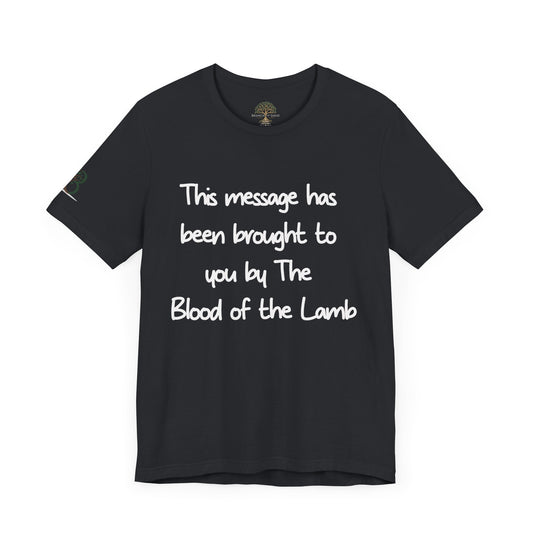 Double-sided Inspirational Unisex Short Sleeve Tee - "This Message with Mark scripture"