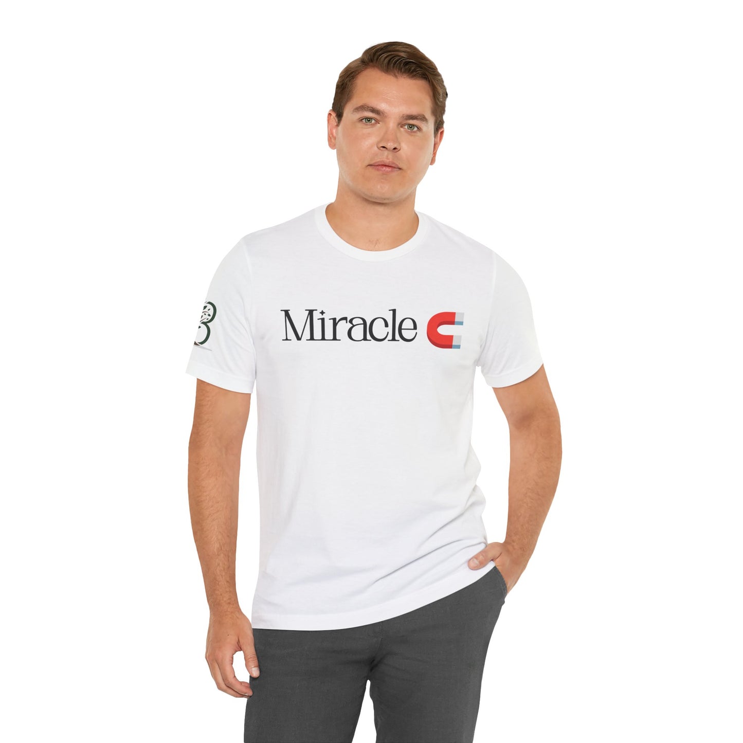 Inspirational Unisex Jersey Short Sleeve Tee "Miracle 🧲"