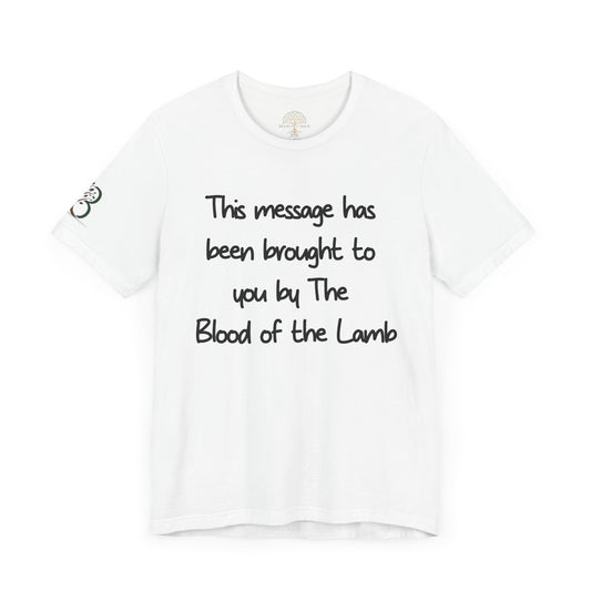 Double-sided Inspirational Unisex Short Sleeve Tee - "This Message with Mark scripture"
