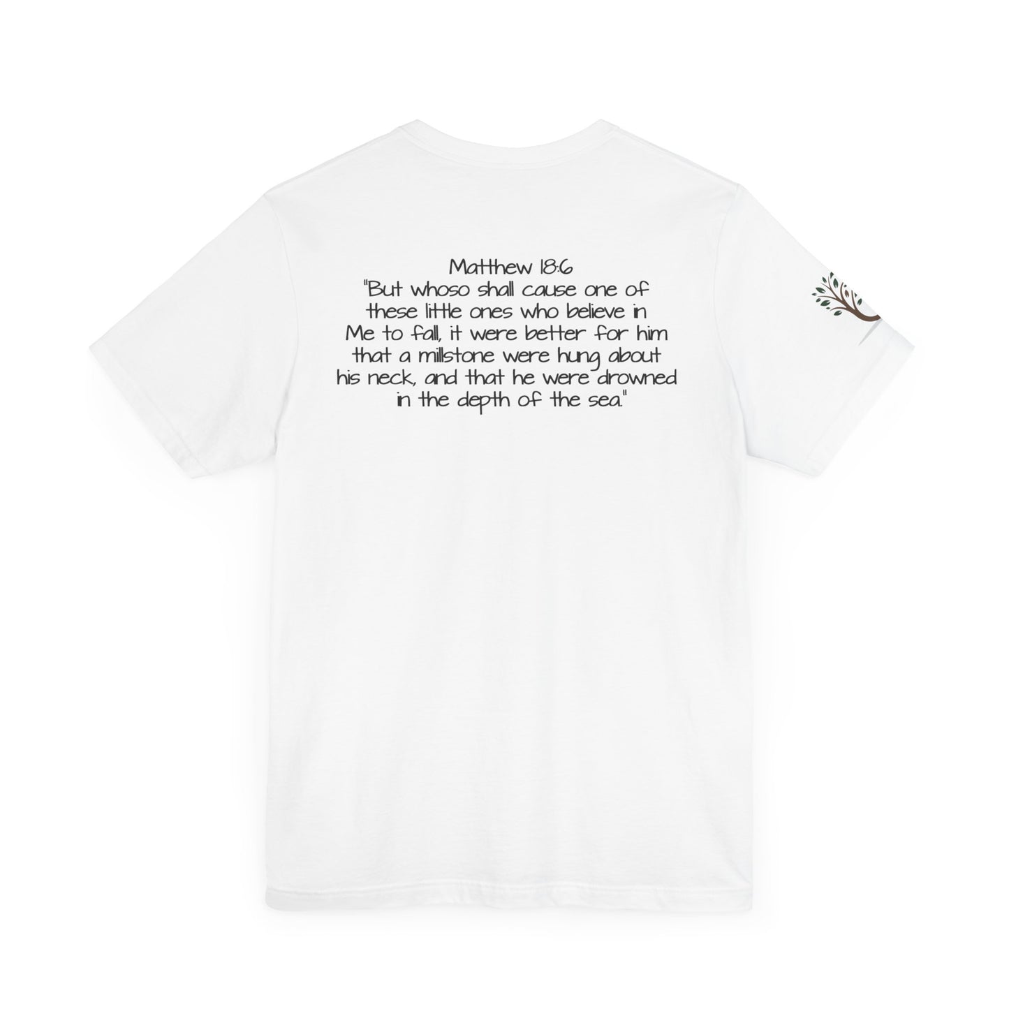 Double-sided Inspirational Unisex Short Sleeve Tee - "Gather DON'T Scatter"