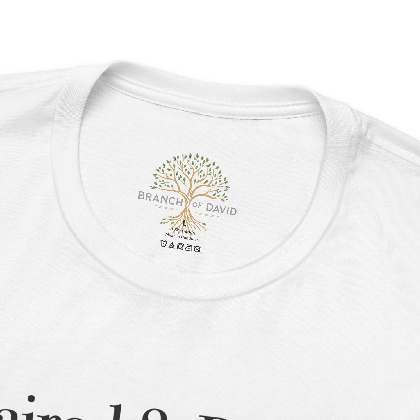 Inspirational Unisex Jersey Short Sleeve Tee "Repaired & Prepared by the Blood"