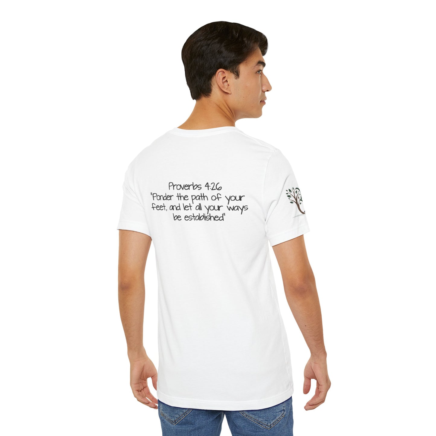 Double-sided Inspirational Unisex Short Sleeve Tee - " You will stay in your lane"