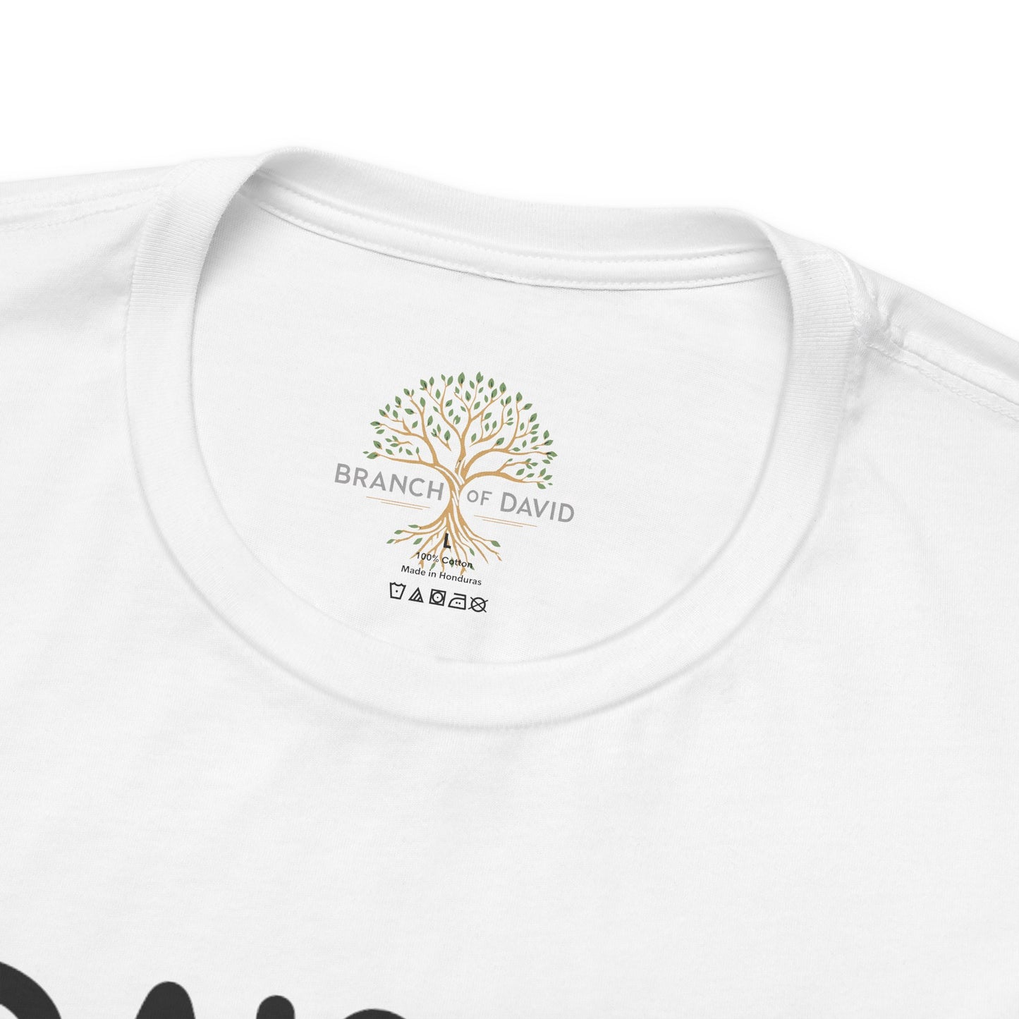Double-sided Inspirational Unisex Short Sleeve Tee - "Praise Him"